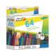 KIDART CRAYONS 64PK R064