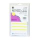 SELF ADHESIVE FILE FOLDER LABELS WITH YELLOW BORDER 250PCS