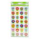 KRAFTY KIDS ALPHABET PALS CLEAR STICKERS 1 SHEET  KC707B