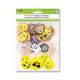 KRAFTY KIDS FOAM-FUN EMOTICON STICKERS 29PC KC346