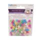 CRAFT MEDLEY ACRYLIC FROSTED BEADS 1OZ ASST BD488A