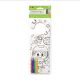 KRAFTY KIDS COLORING DOOR HANGER WITH 4 MARKERS CK198A