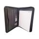 A4 ZIPPERED PADFOLIO WITH NOTEBAD AND CALCULATOR BLACK 1412