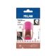 MILAN CAPSULE COPPER SHARPENER & ERASER SET PINK BYM10378