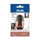 MILAN CAPSULE COPPER SHARPENER & ERASER SET BLACK BYM10379