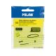 MILAN TRANSLUCENT PLASTIC STICKY NOTES 50SHEETS FLUOR YELLOW 76X76MM 411261050